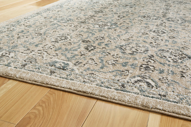 Jessmen Beige/Blue/Ivory Extra Large Rug - R408750