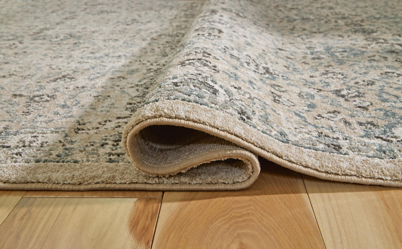 Jessmen Beige/Blue/Ivory Extra Large Rug - R408750