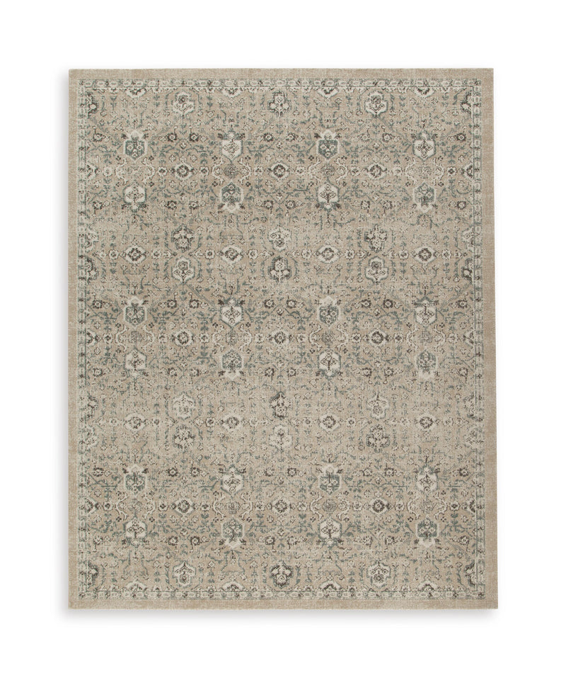 Jessmen Beige/Blue/Ivory Large Rug - R408751