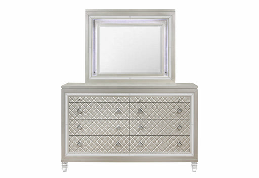 Paris Champagne Dresser - PARIS-CHAMPAGNE-DR W/JEWELRY DR & AL