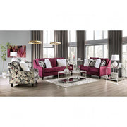 Jillian Plum/Ivory/White Sofa - SM8016-SF