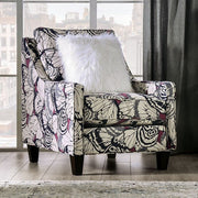 Jillian Plum/Ivory/White Sofa - SM8016-SF