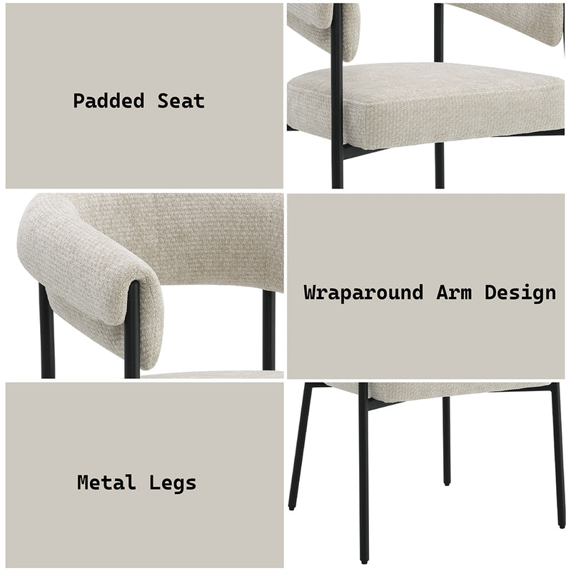 Jirina Arm Chair (Set-2) - DN03676