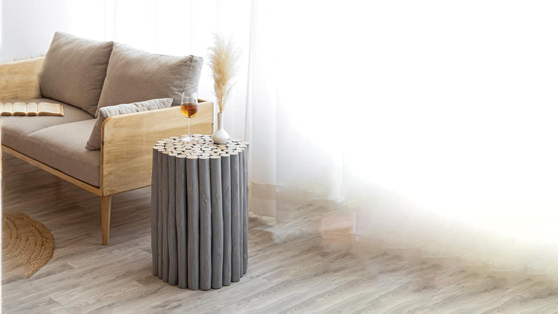 ET1009-16-05 / JN-001-G  End Table Gray - ET1009-16-05 / JN-001-G  End Table Gray