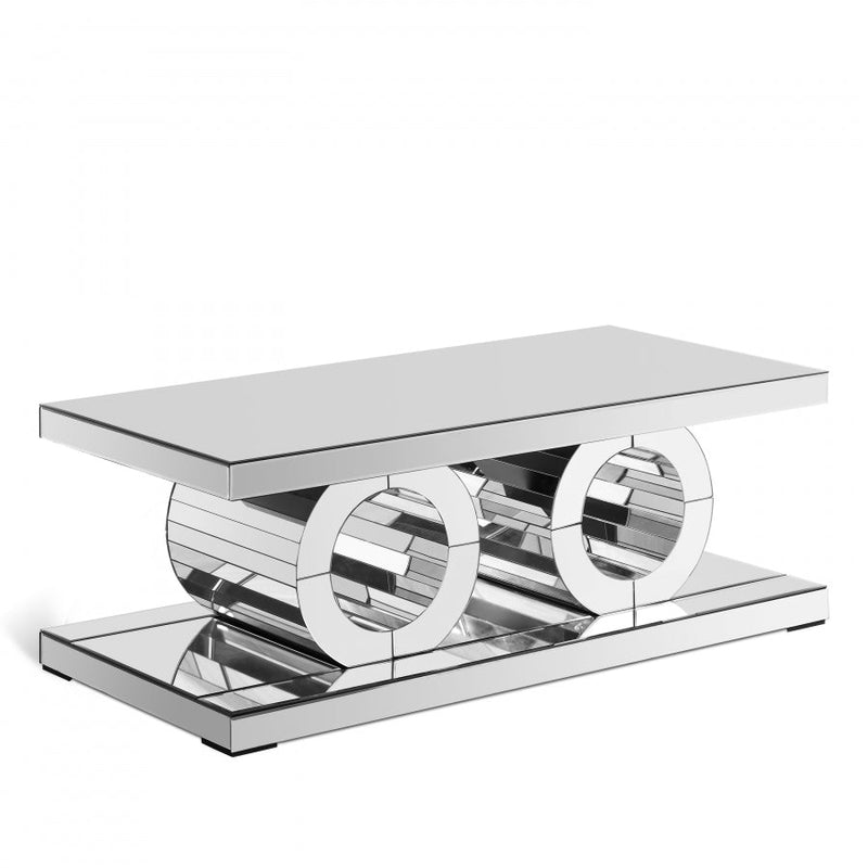 Jocelyn Mirrored Coffee Table in Mirrored - 227-C