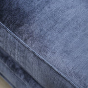 Jodie Satin Blue/Silver Sofa - SM2687-SF