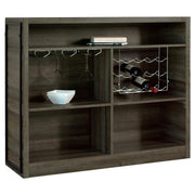 Joe 5-shelf Composite Wood Home Bar Wine Cabinet Aged Oak - 182071