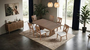 Johannes Rustic Oak Dining Table - FM3428AK-T-TABLE