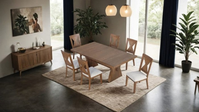 Johannes Rustic Oak Dining Table - FM3428AK-T-TABLE