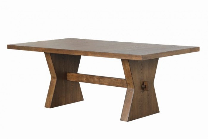 Johannes Rustic Oak Dining Table - FM3428AK-T-TABLE