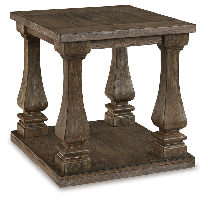 Johnelle 2 End Tables in Gray - PKG008436
