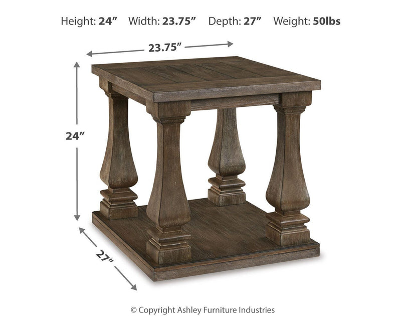 Johnelle Coffee Table, 2 End Tables and Sofa Table - T776T2