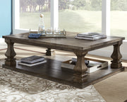 Johnelle Coffee Table with 1 End Table in Gray - PKG008731
