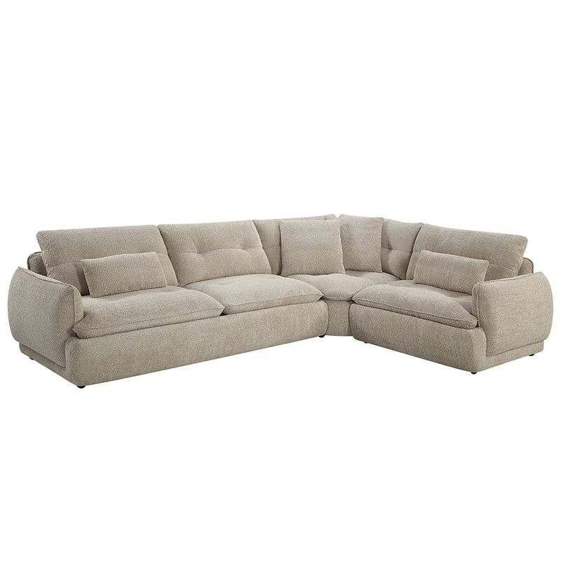 Jonina Sectional Sofa w/4 Pillows - LV04840