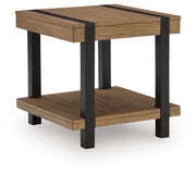 Jorannti Medium Brown End Table - T631-2