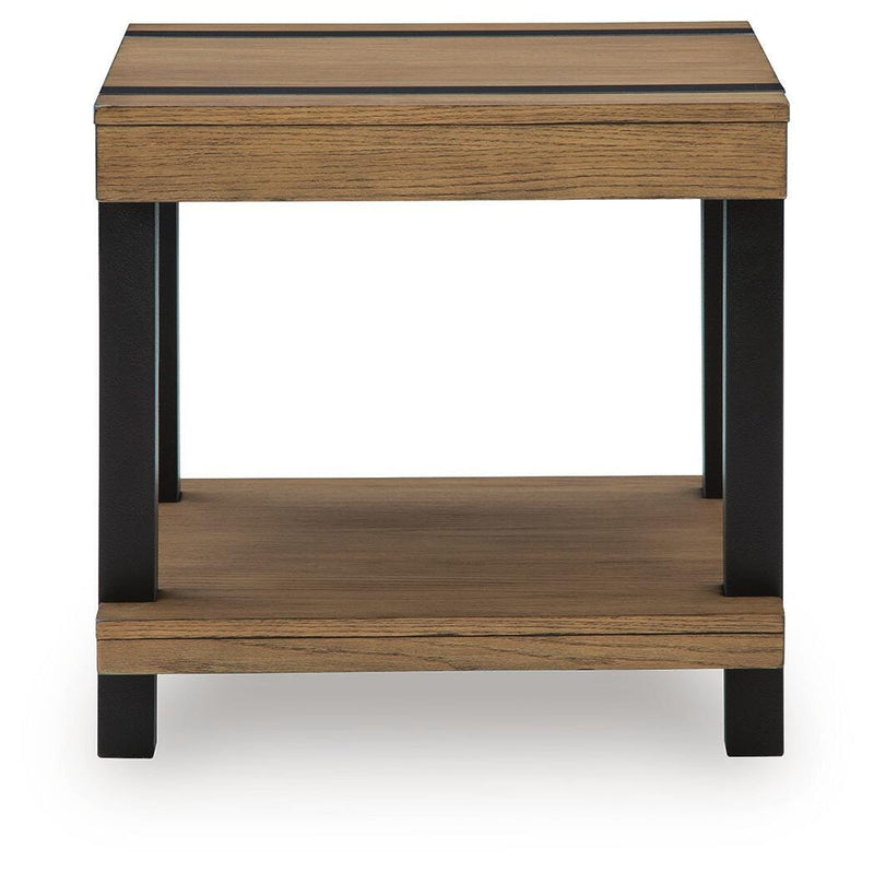 Jorannti Medium Brown End Table - T631-2