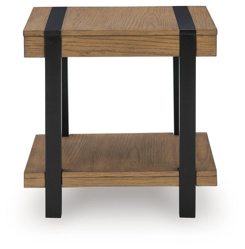 Jorannti Medium Brown End Table - T631-2