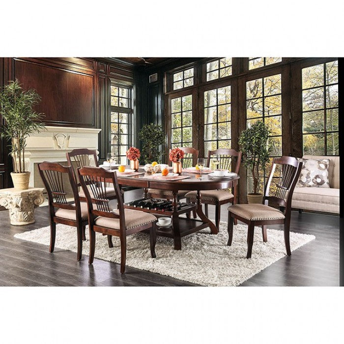 Jordyn Brown Cherry Dining Table - CM3626T