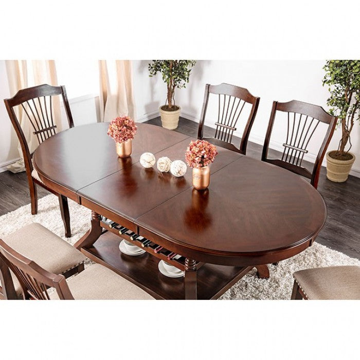 Jordyn Brown Cherry Dining Table - CM3626T