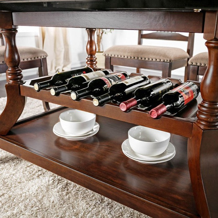 Jordyn Brown Cherry Dining Table - CM3626T