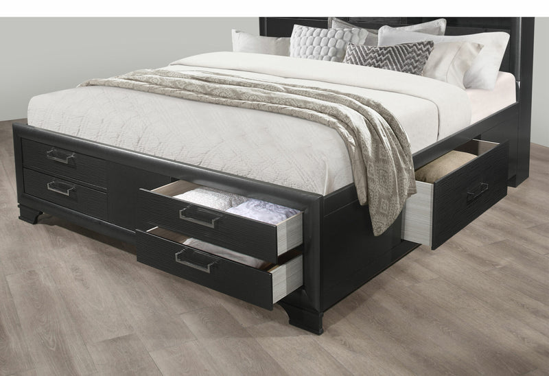 Jordyn Grey Full Bed - JORDYN-GREY-FB