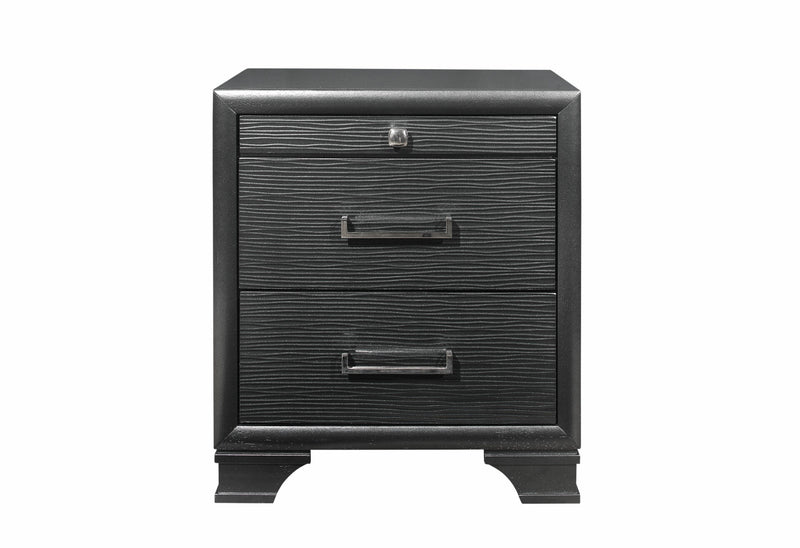 Jordyn Grey Nightstand - JORDYN-GREY-NS