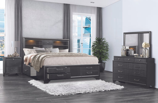 Jordyn Grey Queen Bed Group - JORDYN-GREY-QBG