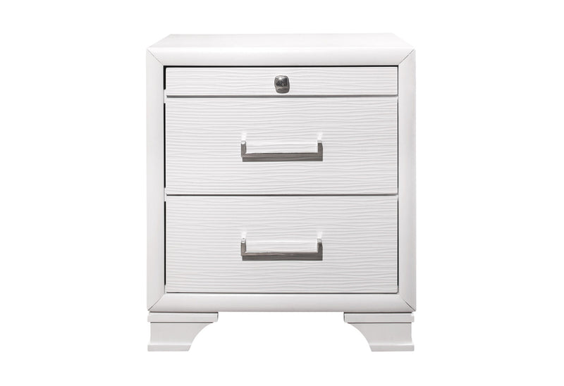 Jordyn White Nightstand - JORDYN-WHITE-NS-1