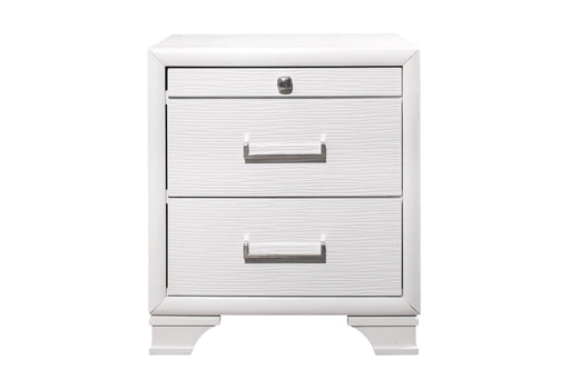 Jordyn White Nightstand - JORDYN-WHITE-NS-1