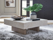 Jorlaina Light Grayish Brown Coffee Table - T622-8