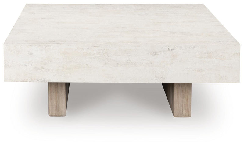Jorlaina Light Grayish Brown Coffee Table - T622-8