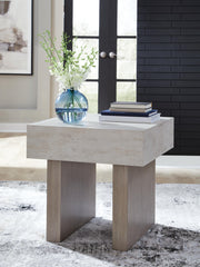 Jorlaina Light Grayish Brown End Table - T622-2