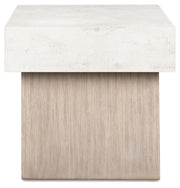 Jorlaina Light Grayish Brown End Table - T622-2