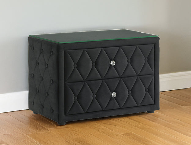 Josephine Night Stand Black - 5213BK-2