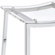 Jovani Acrylic Backless Counter Stool Chrome (Set of 2) - 182358