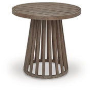Joy Lagoon Beige Outdoor Chairs with Cushions/Table (Set of 3) - PCP310-050