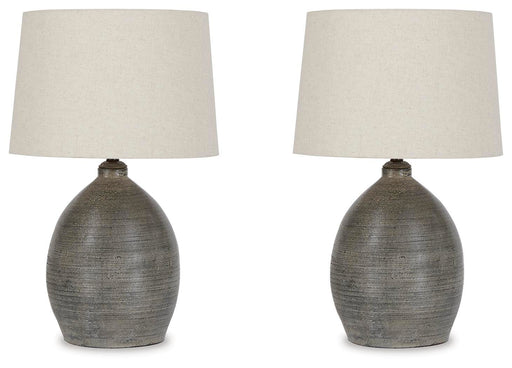 Joyelle Gray Table Lamp (Set of 2) - L100744X2