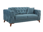 Joza 65" Wide Tufted Extendable Loveseat - Gate FurnitureLoveseat