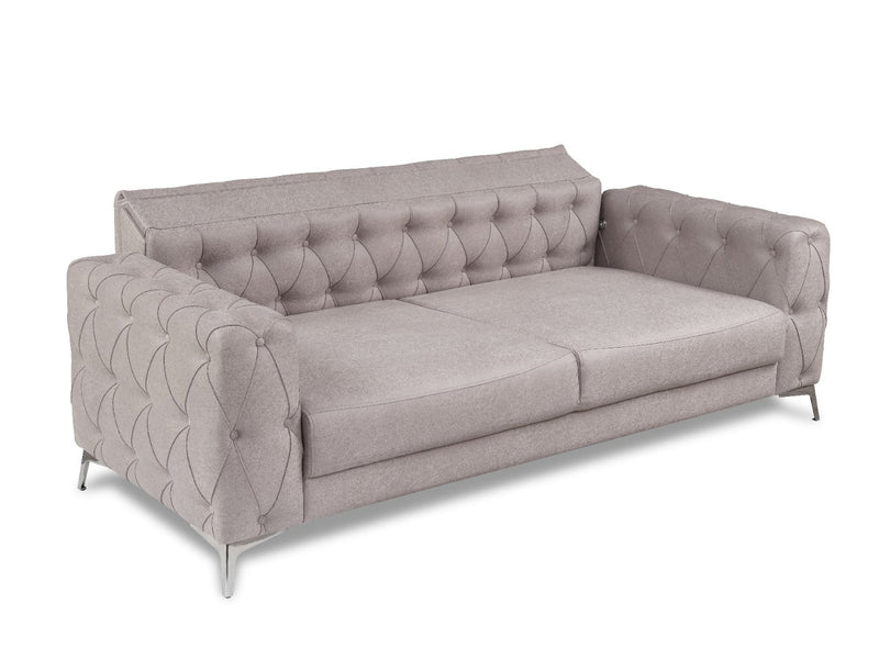Joza 87" Wide Tufted Extendable Sofa - Gate FurnitureSofas