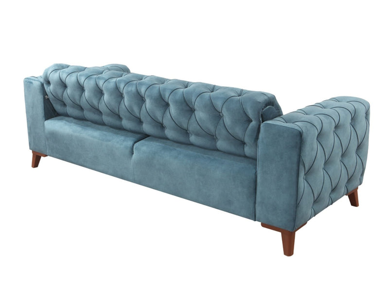 Joza 87" Wide Tufted Extendable Sofa - Gate FurnitureSofas