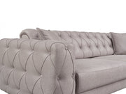 Joza 87" Wide Tufted Extendable Sofa - Gate FurnitureSofas