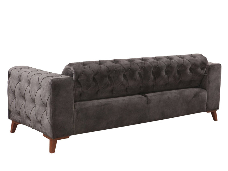 Joza 87" Wide Tufted Extendable Sofa - Gate FurnitureSofas