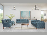 Joza 87" Wide Tufted Extendable Sofa - Gate FurnitureSofas