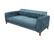 Joza 87" Wide Tufted Extendable Sofa - Gate FurnitureSofas