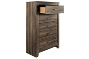 Juararo Dark Brown Chest of Drawers - Gate FurnitureChest