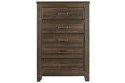 Juararo Dark Brown Chest of Drawers - Gate FurnitureChest