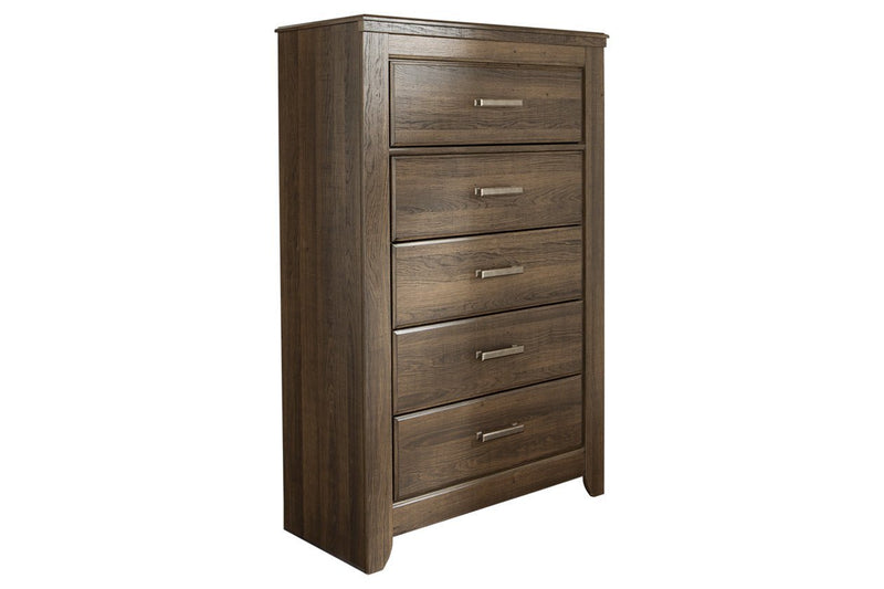 Juararo Dark Brown Chest of Drawers - Gate FurnitureChest