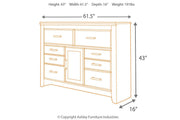 Juararo Dark Brown Dresser - Gate FurnitureDresser