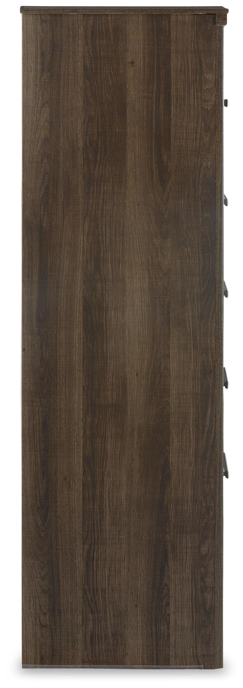 Juararo Dark Brown King Poster Bed, Chest and Nightstand - B251B34