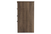 Juararo Dark Brown Nightstand - Gate FurnitureNightstand